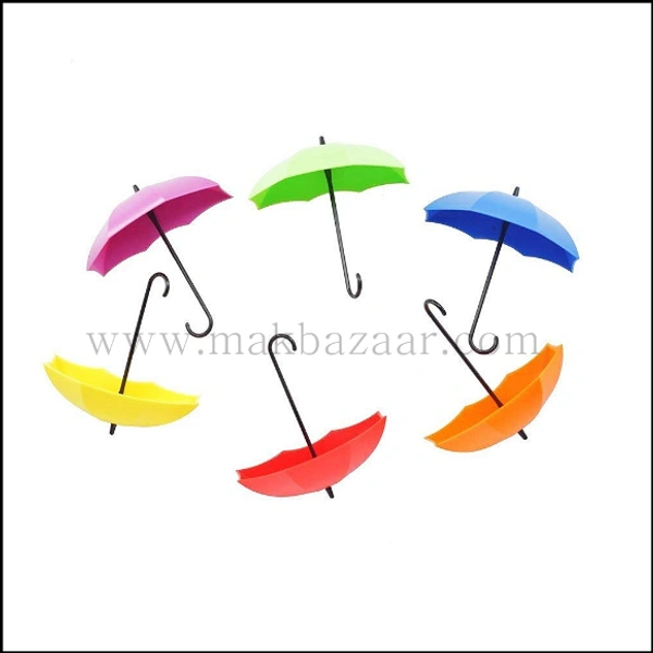3pcs/set Cute Umbrella Wall Mount Key Holder Wall Hook Hanger Organizer Durable Wall hooks bathroom kitchen Umbrella Wall Hook